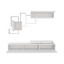 Hanah Home Mueble para TV Amor - Blanco